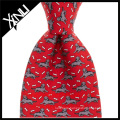 Animal Design Mens 100% Handmade Printed Silk Dog Neck Tie